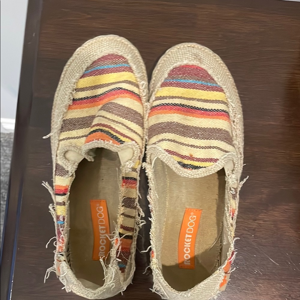 Rocket Dog Multicolor Striped Espadrilles